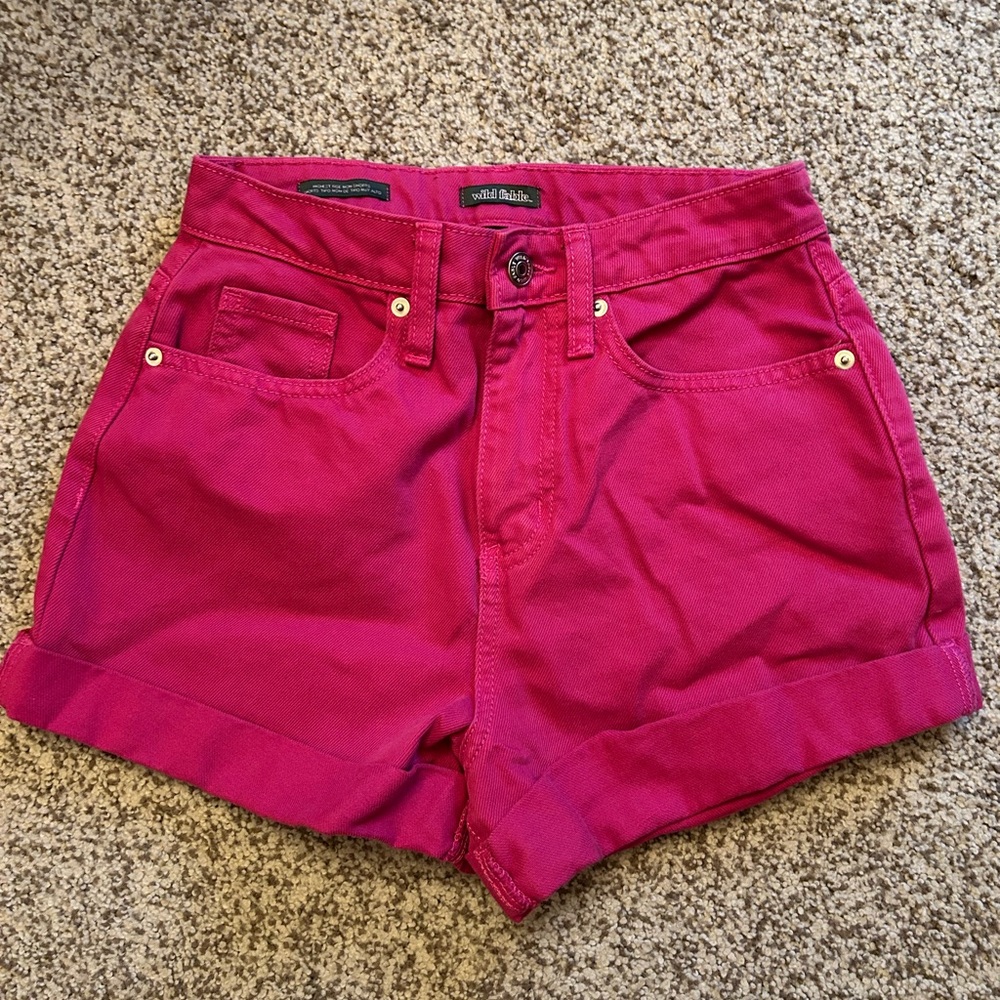 Hot Pink Jean Shorts!